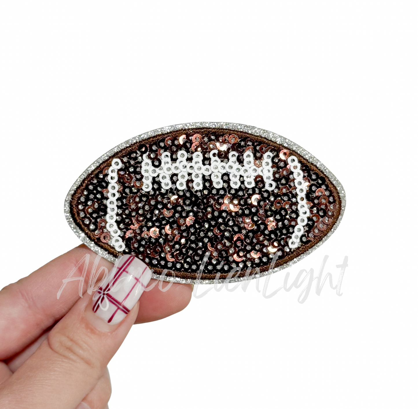 Football Sequin Patch - 3.15”