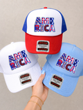 Sequin America 4th July Otto Trucker Hat
