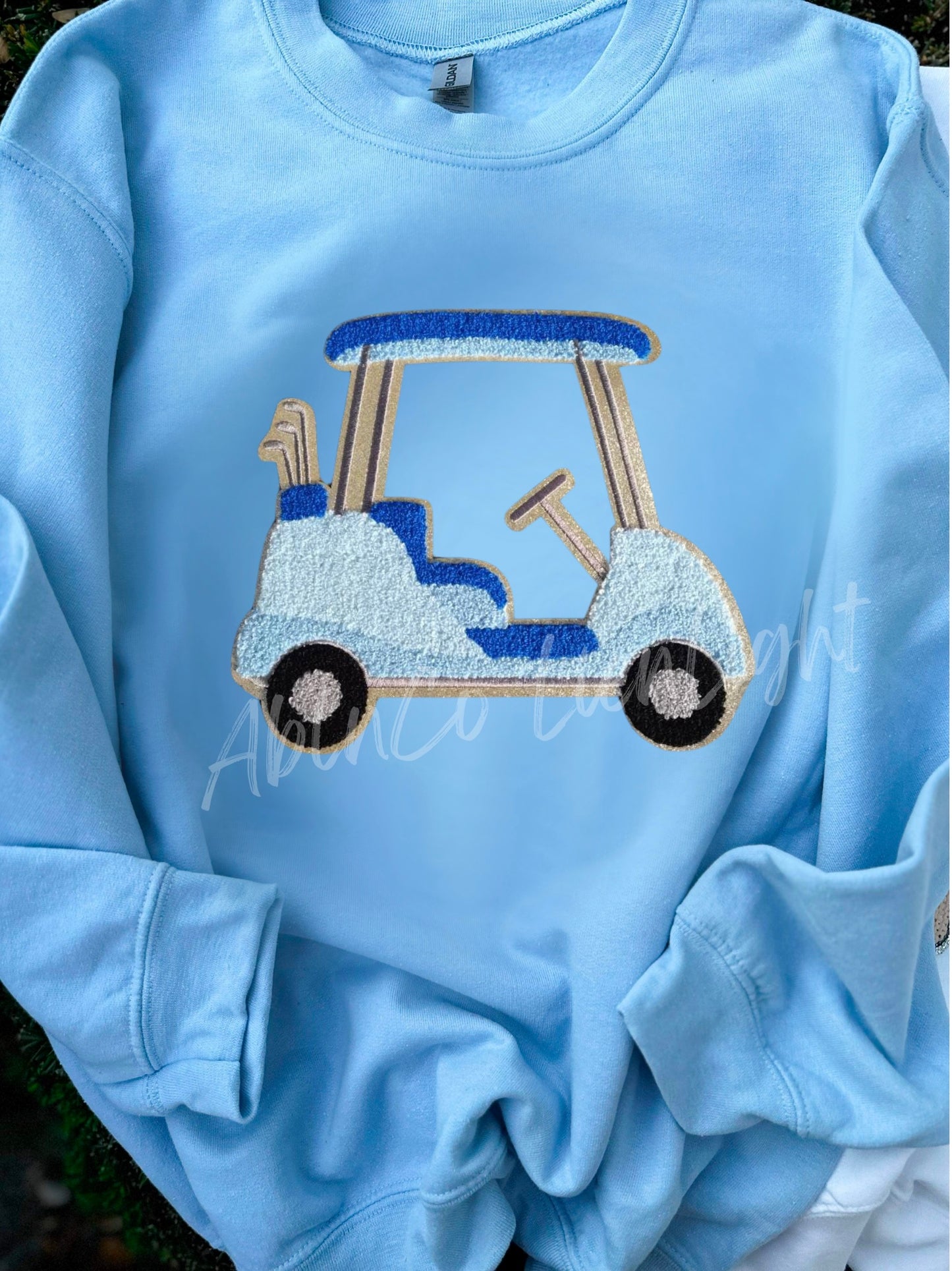 Blue Golf Cart Sweatshirt