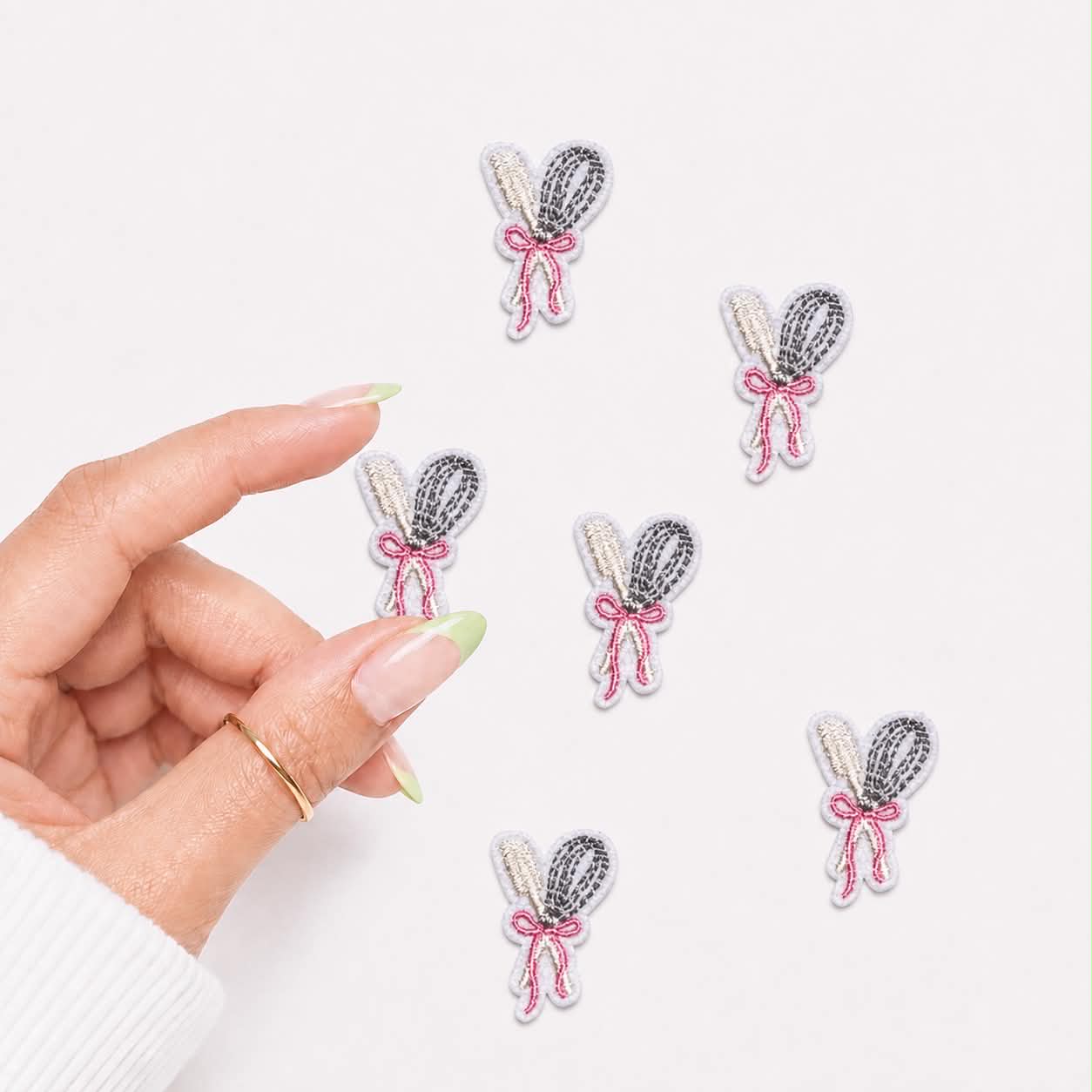 Mini Whisk and Spatula Embroidered Patch