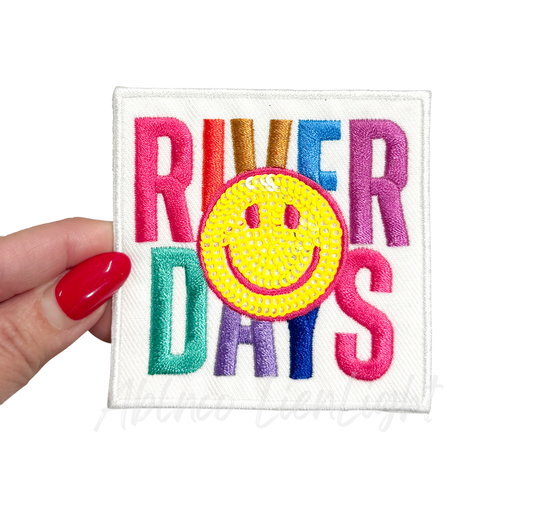 River Days Embroidery Patch