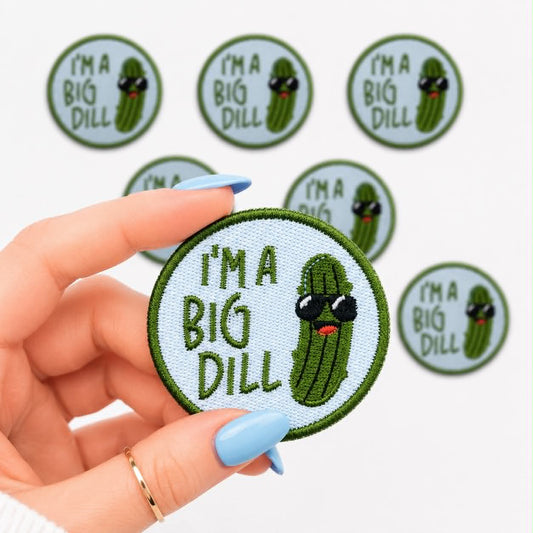 I'm a Big Dill Embroidered Dog Patch