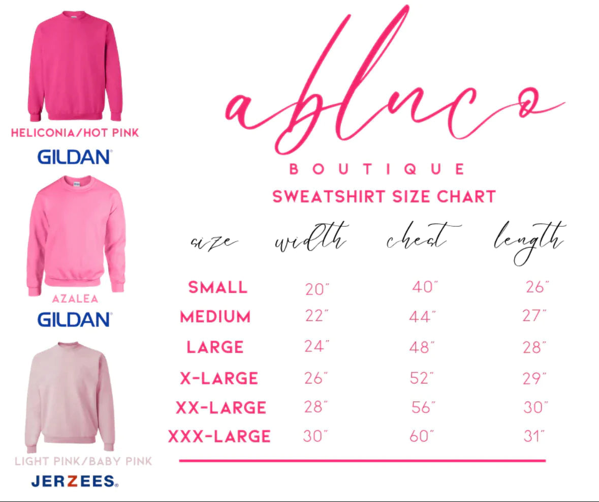 Preppy Pink Golf Cart Sweatshirt – ABLNco