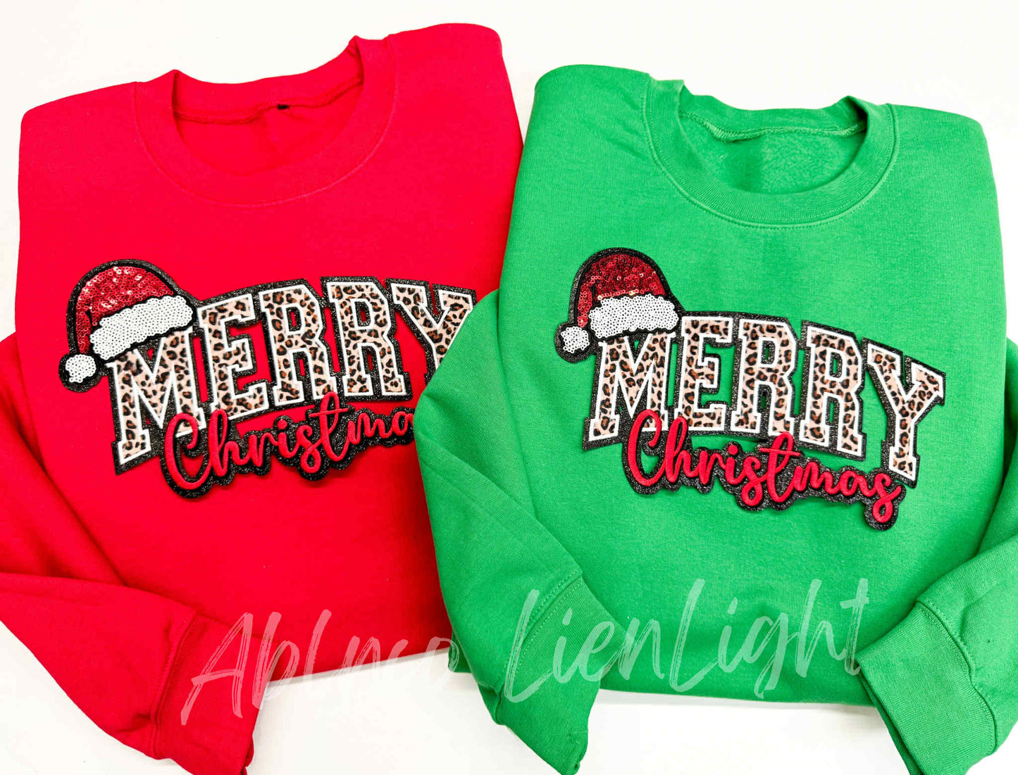 Merry Christmas Sequins Christmas Patch