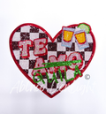 TeAmo Tequila Sequins Valentines Day Patch - Large