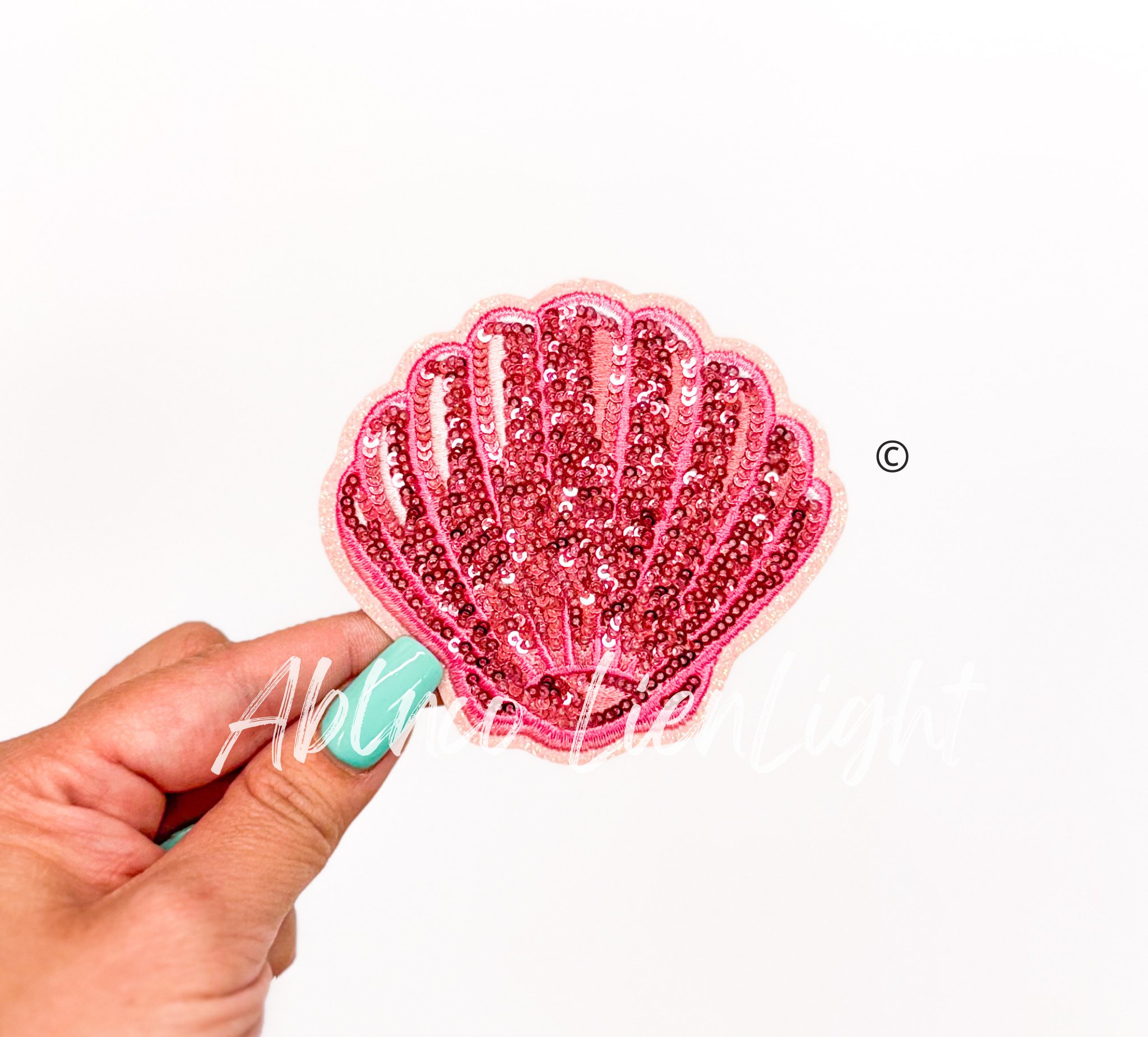 Sea Shells Summer Sequin Patch