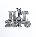 Hit Zero Cheer Silver Sequin Glitter Patch - Large