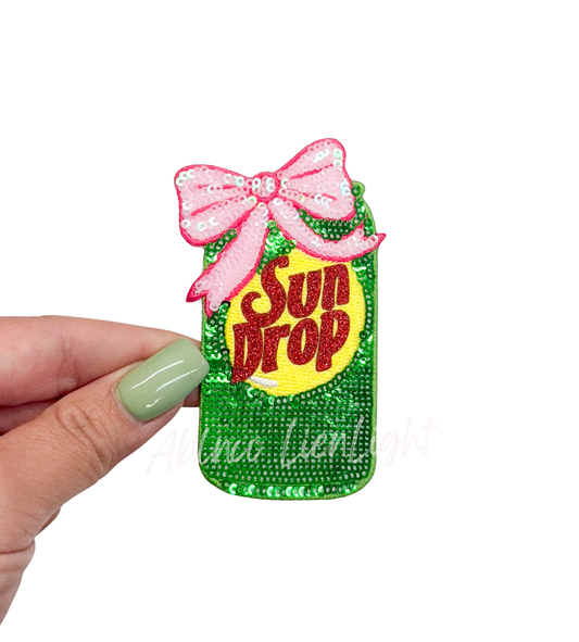 Small Sun Drop Sequins Patch