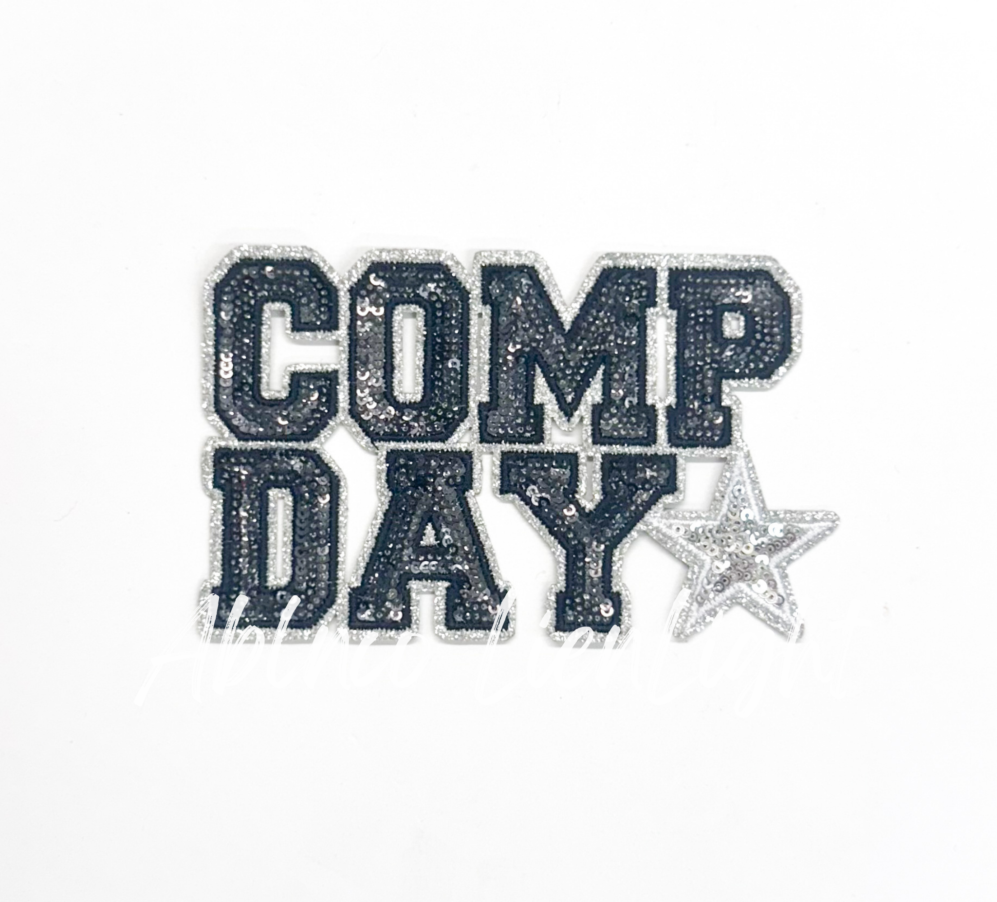 Comp Day Star Sequin Patch - Small
