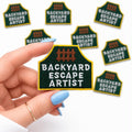 Backyard Escape Artist Embroidered Dog Patch
