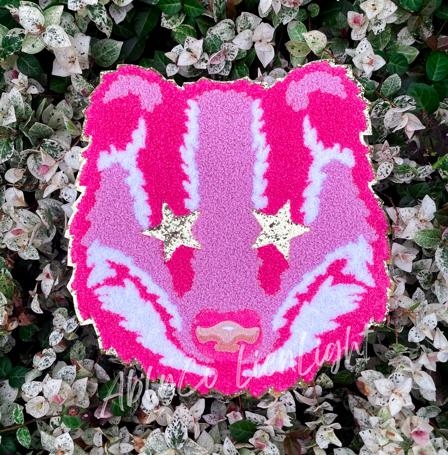 PREPPY PINK MASCOT™ Chenille Patch Only - DIY Craft