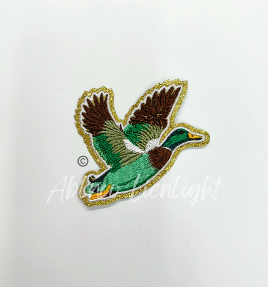 Small Mallard Duck Hunting Embroidery Patch