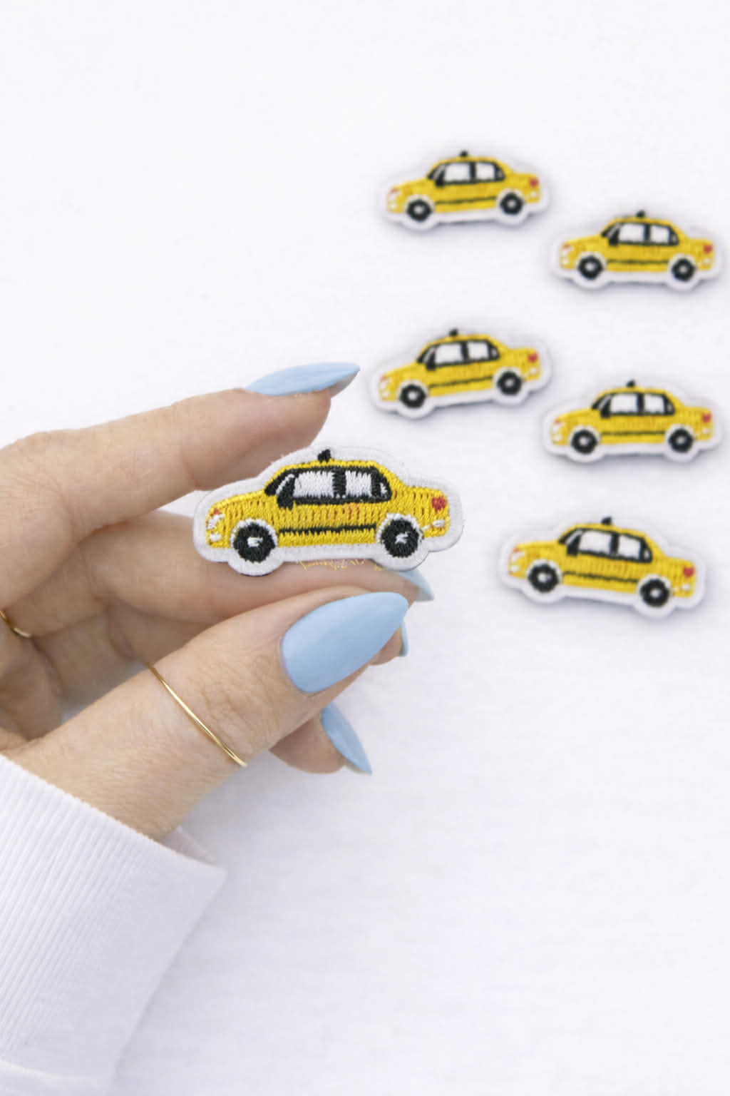 Mini Taxi Embroidered Patch