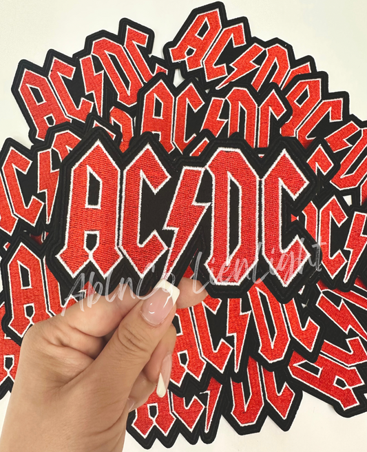 ACDC Embroidery Patch