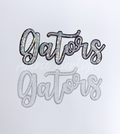 Gators Mascot Script Sequin Patch - Large