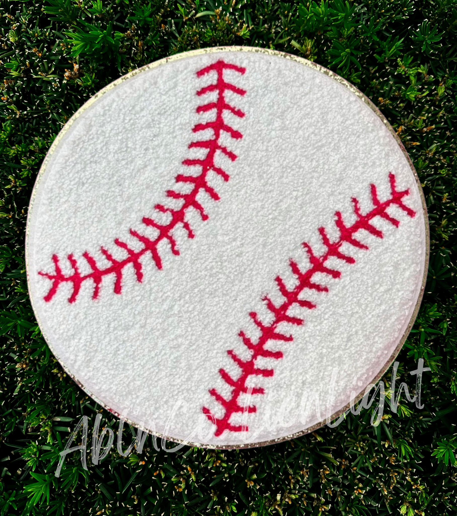 Baseball Chenille Patch - Large