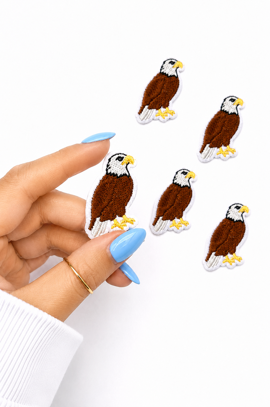 Mini Bald Eagle Embroidered Patch