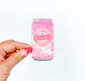 Pink Heineken Beer Sequin Patch