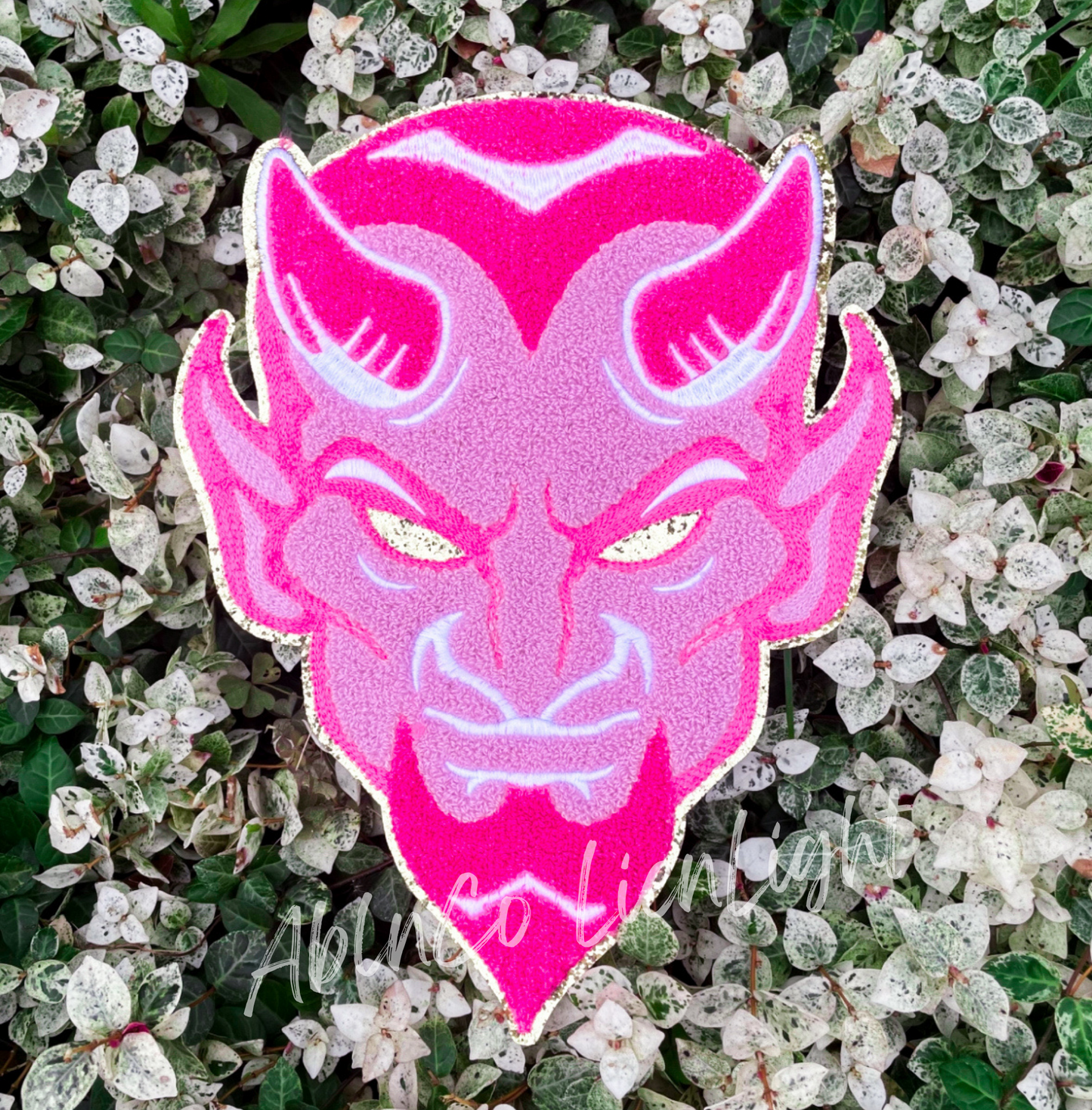 PREPPY PINK MASCOT™ Chenille Patch Only - DIY Craft