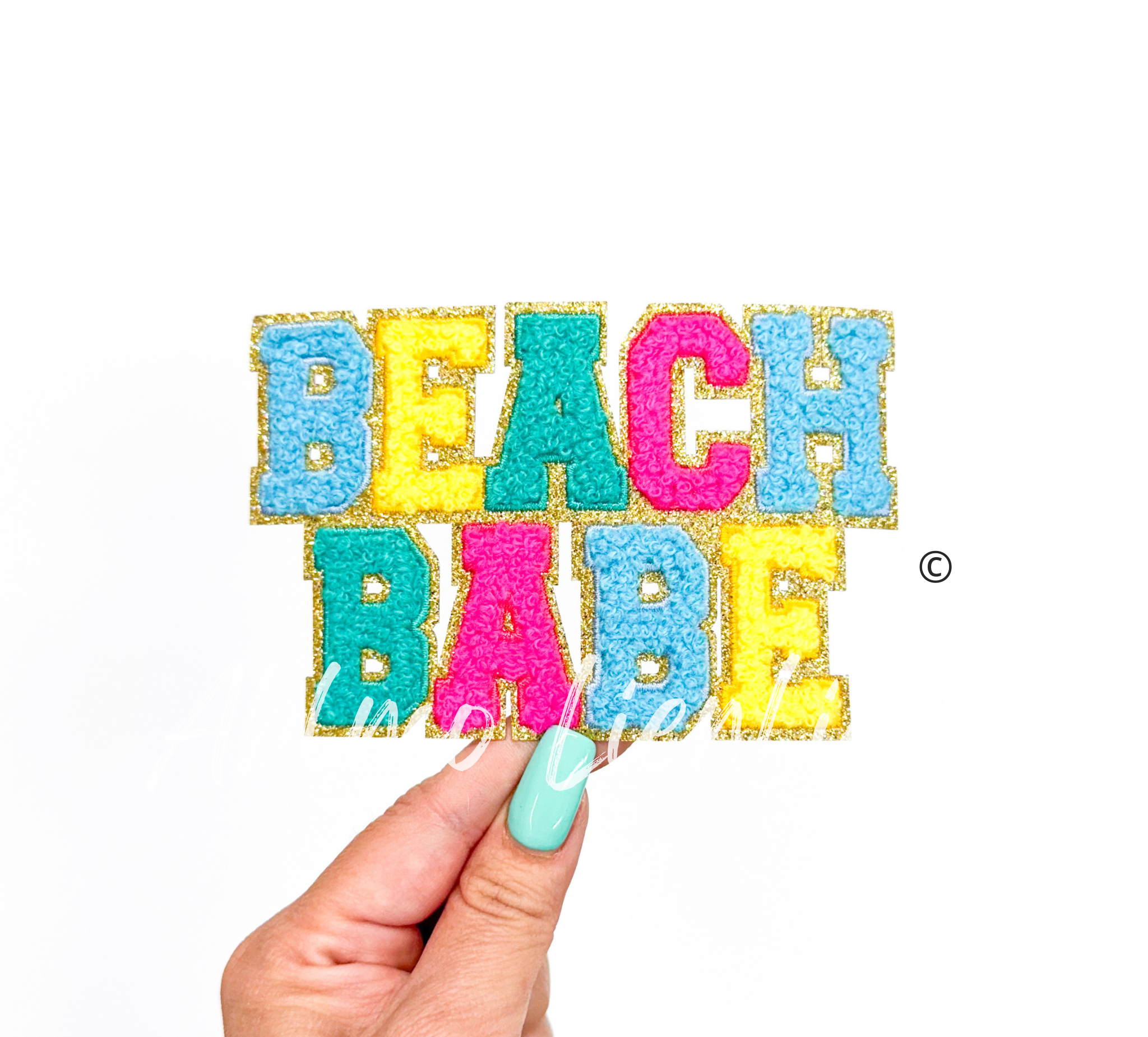 Beach Babe Summer Chenille Patch