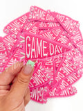 Hot Pink Game Day Pennant Flag Embroidery Patch