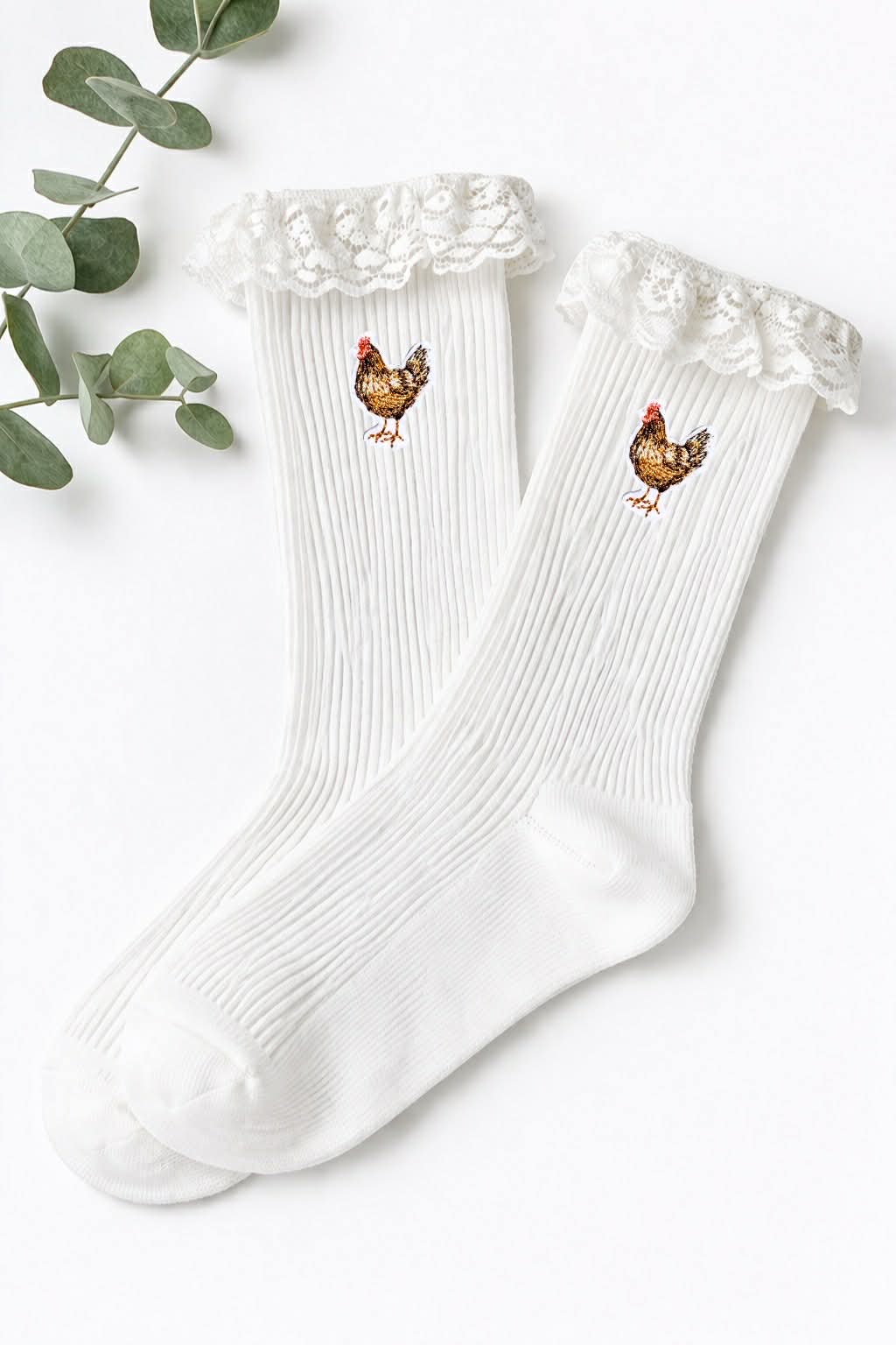 Mini Chicken Embroidered Patch