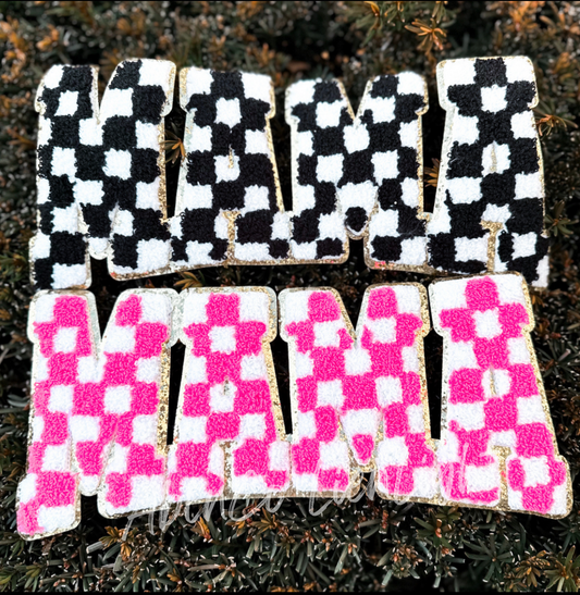 Mama Checkered Patch