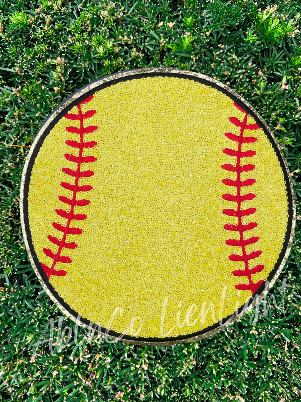 Softball Sequin Patch Sweatshirt