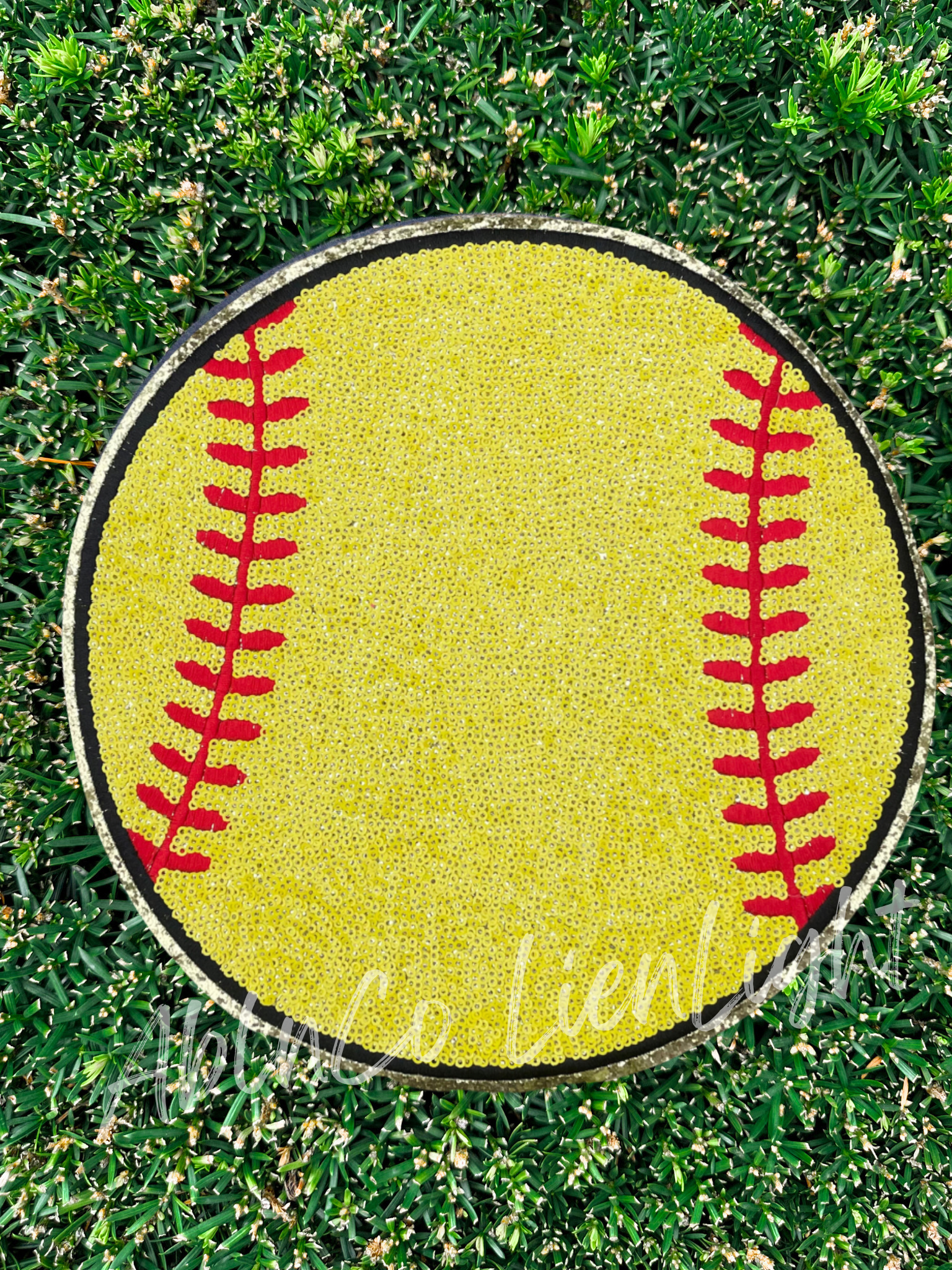 Softball Sequin Patch Sweatshirt