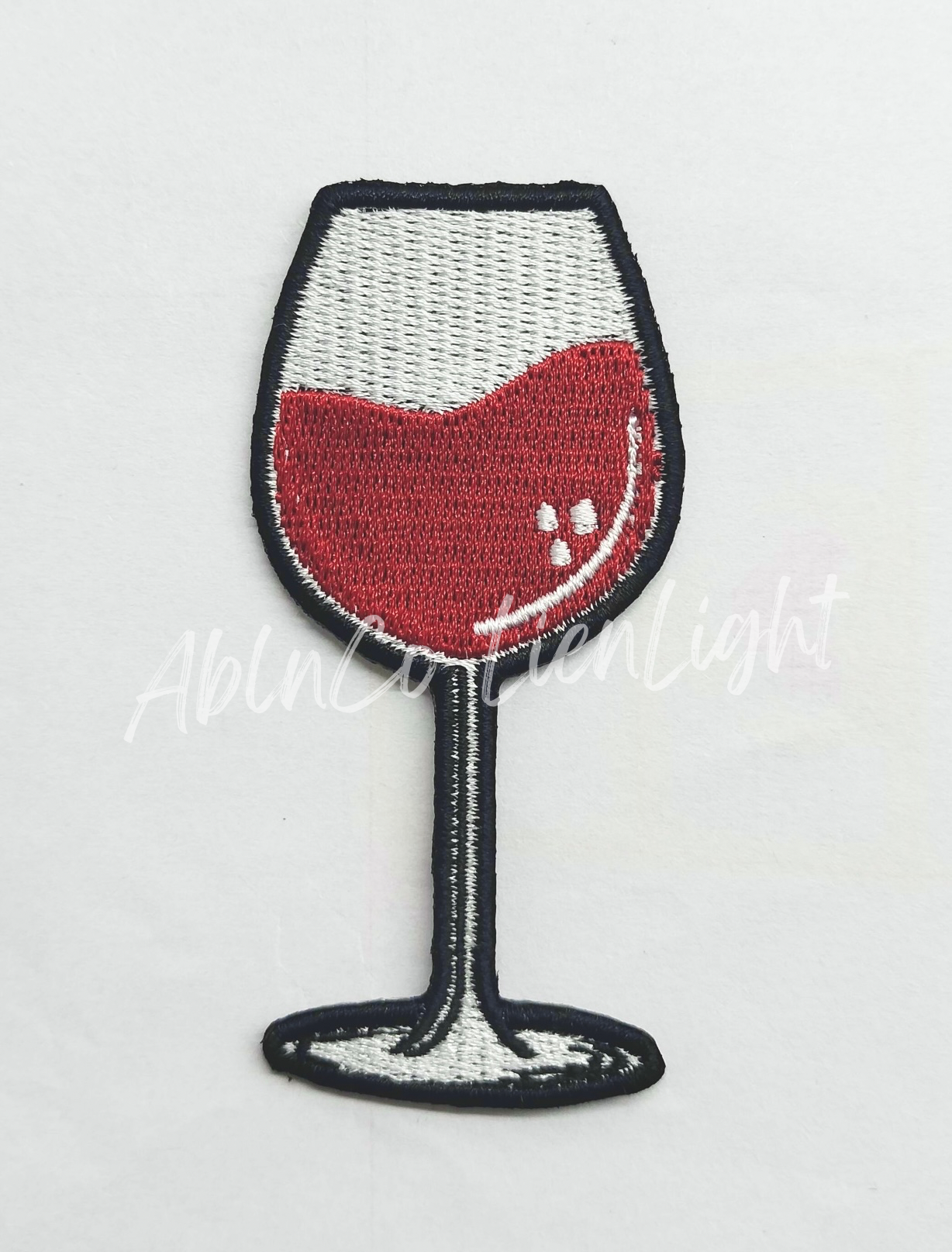 Red Wine Embroidery Patch