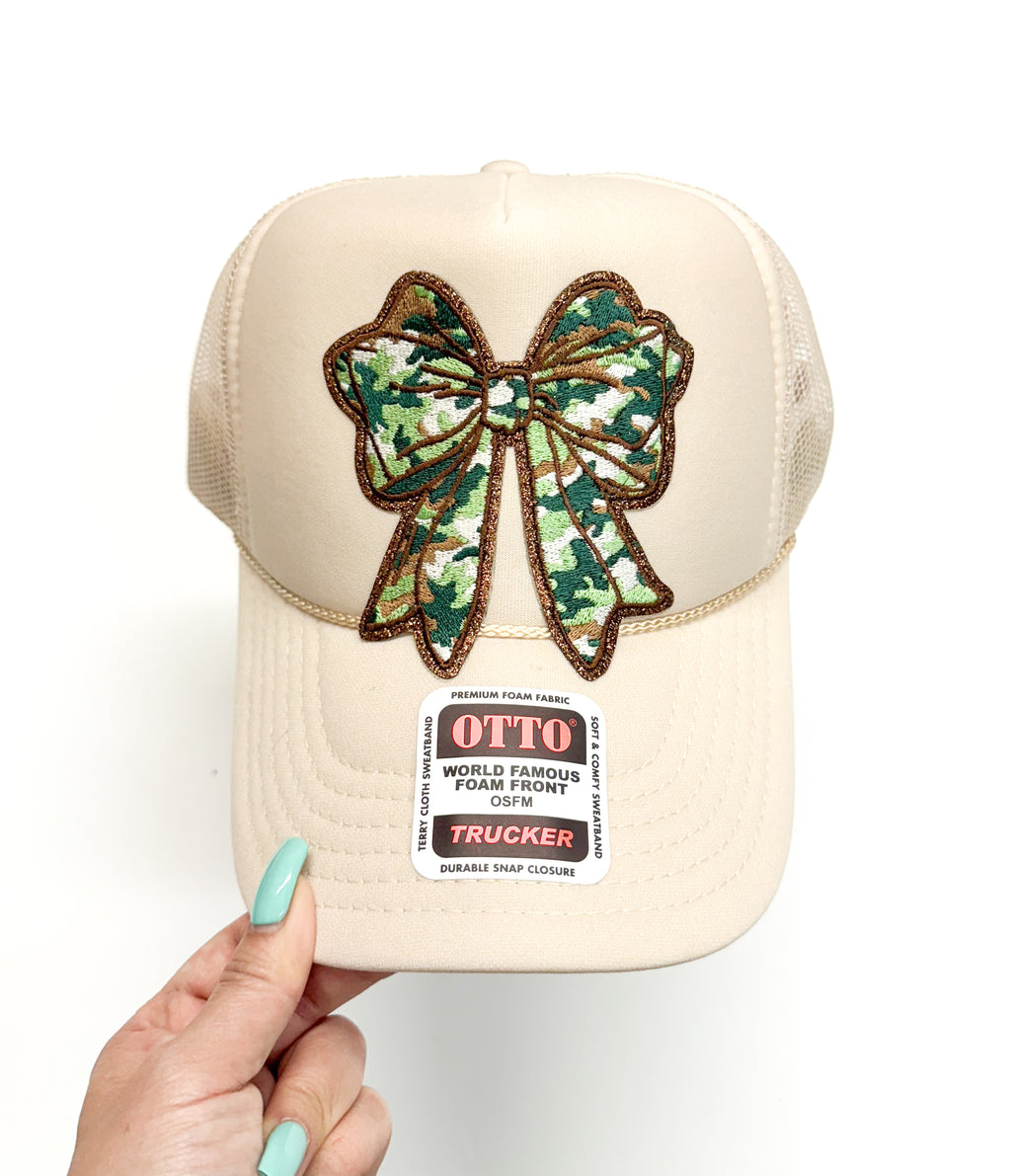 Camo Bow Hunting Embroidery Patch - Small