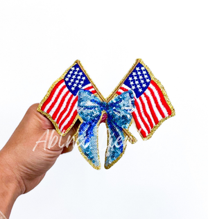 Royal Star Rhinestone Embroidery Patch