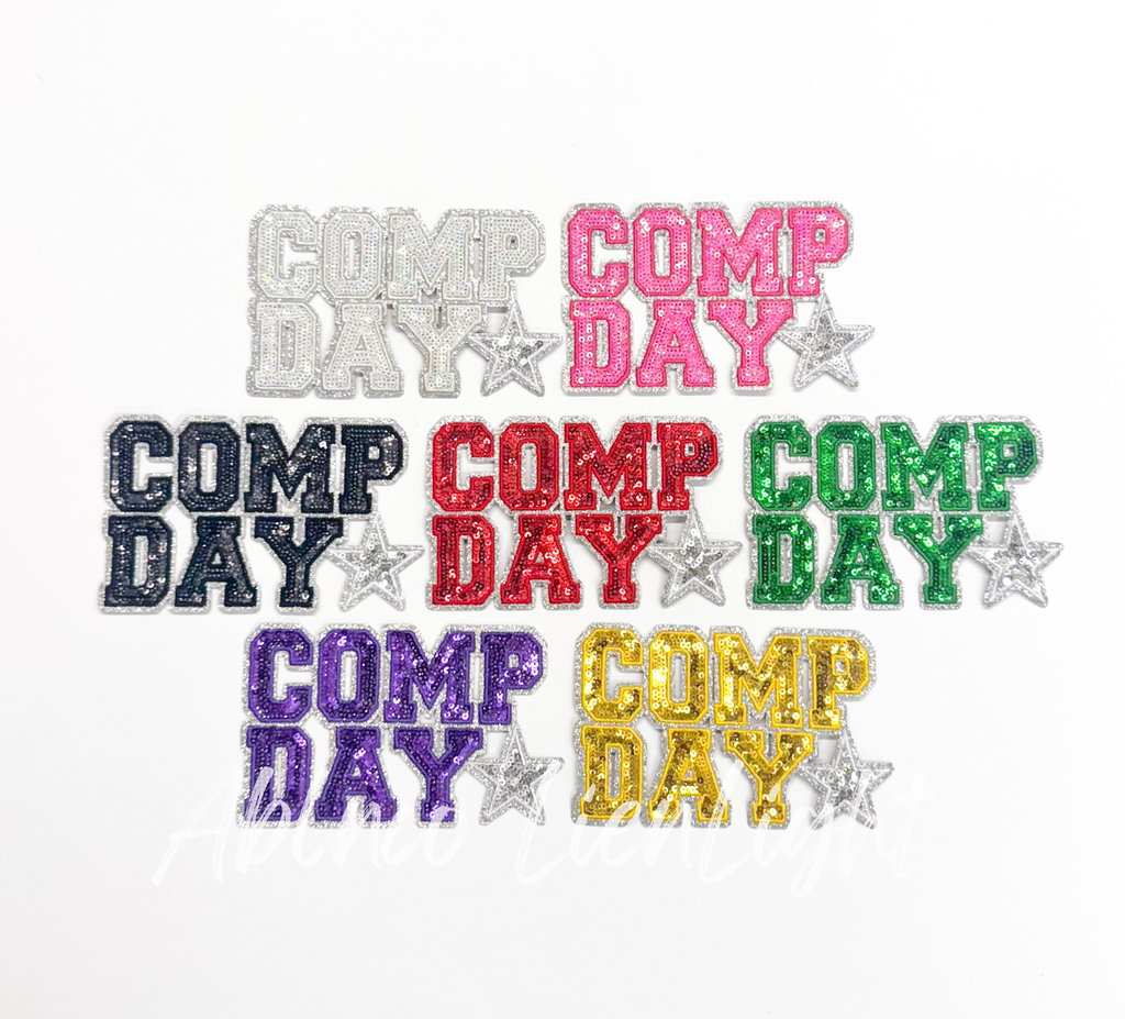 Comp Day Star Sequin Patch - Small