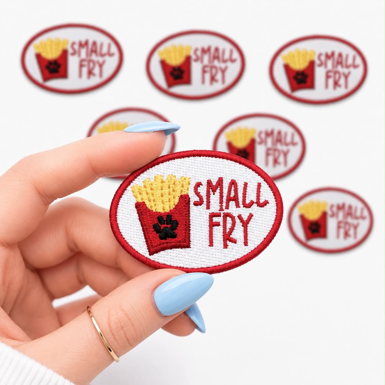 Small Fry Embroidered Dog Patch
