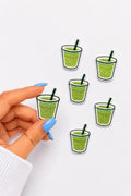 Mini Matcha Tea Embroidered Patch