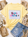 Journal Junk Hoarder Sequin Patch Tshirt