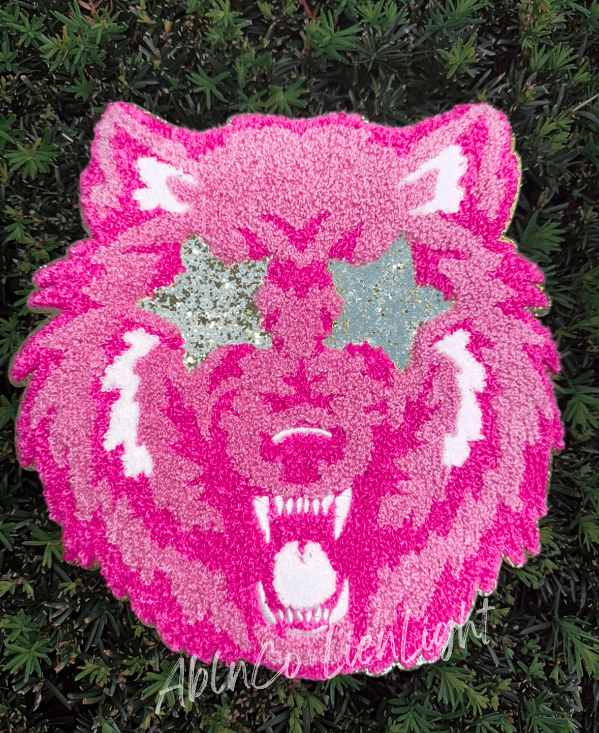 PREPPY PINK MASCOT™ Chenille Patch Only - DIY Craft