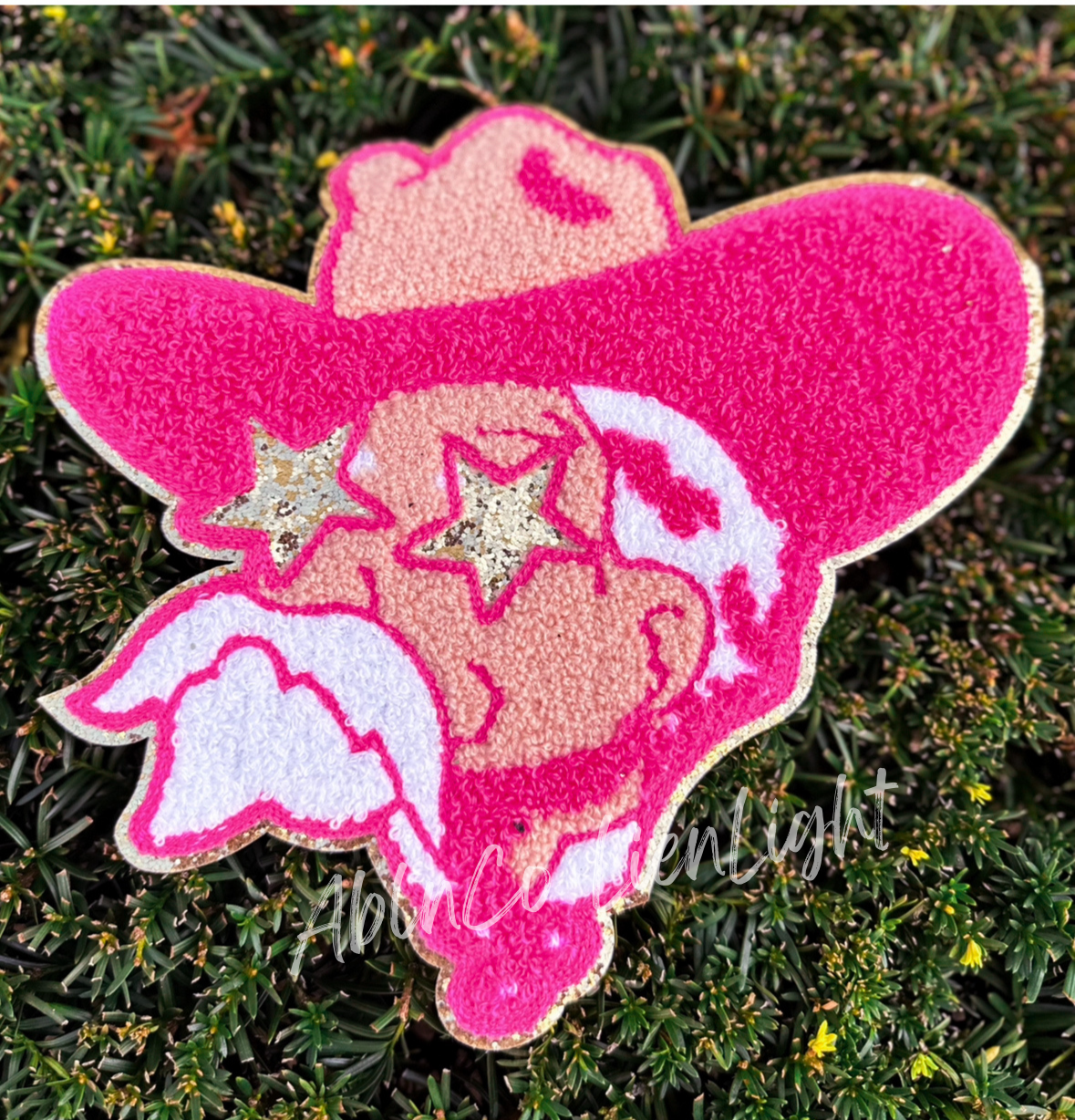 PREPPY PINK MASCOT™ Chenille Patch Only - DIY Craft