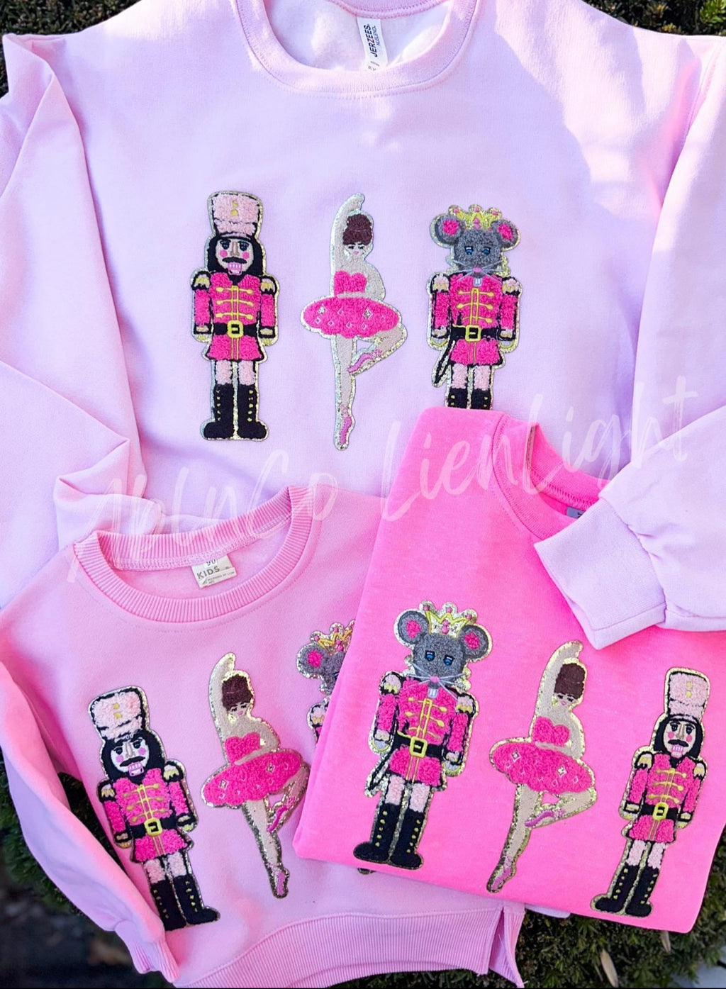 Ballet Nutcracker Trio Christmas Chenille Patch - Large