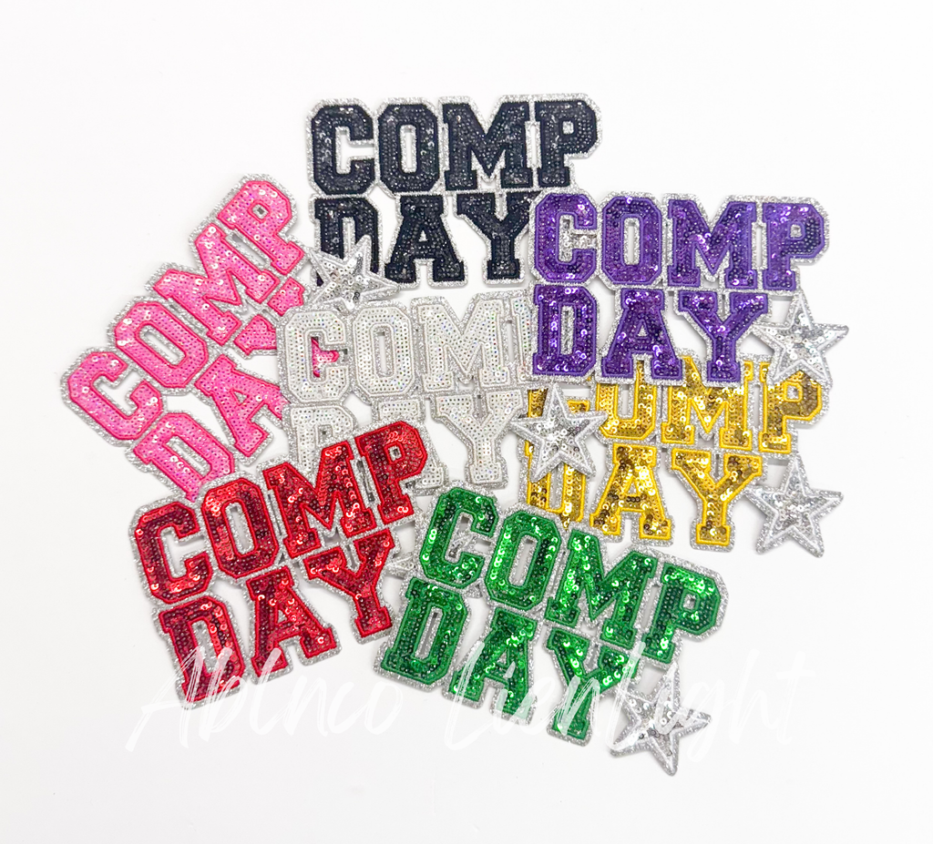 Comp Day Star Sequin Patch - Small