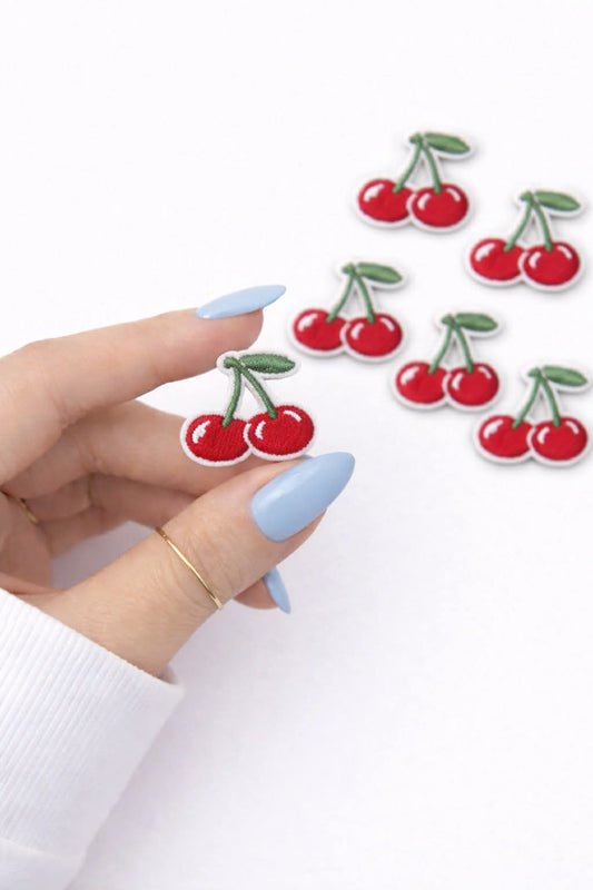 Mini Cherries Embroidered Patch