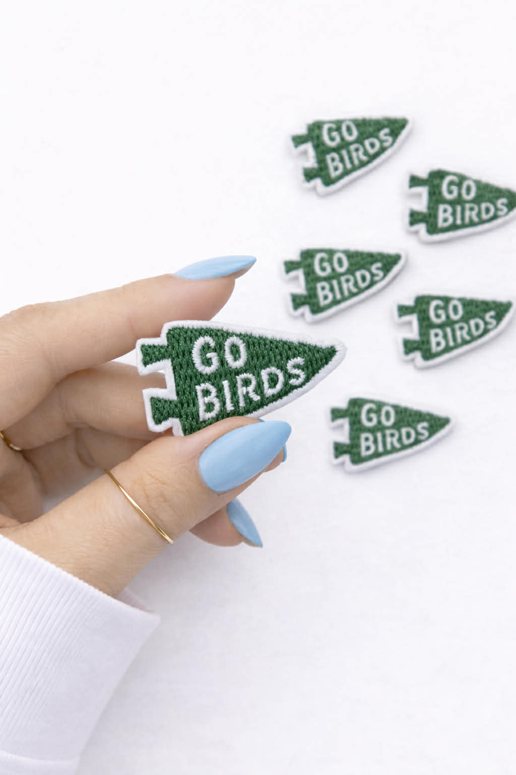Mini Go Birds Pennant Embroidered Patch