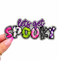 Lets Get Spooky Halloween Sequin Patch - Small