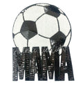 Soccer Mama Chenille Sequin Patch