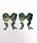 Camo Print Side Bows Sequin Patch