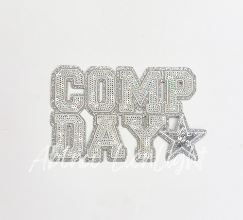 Comp Day Star Sequin Patch - Small