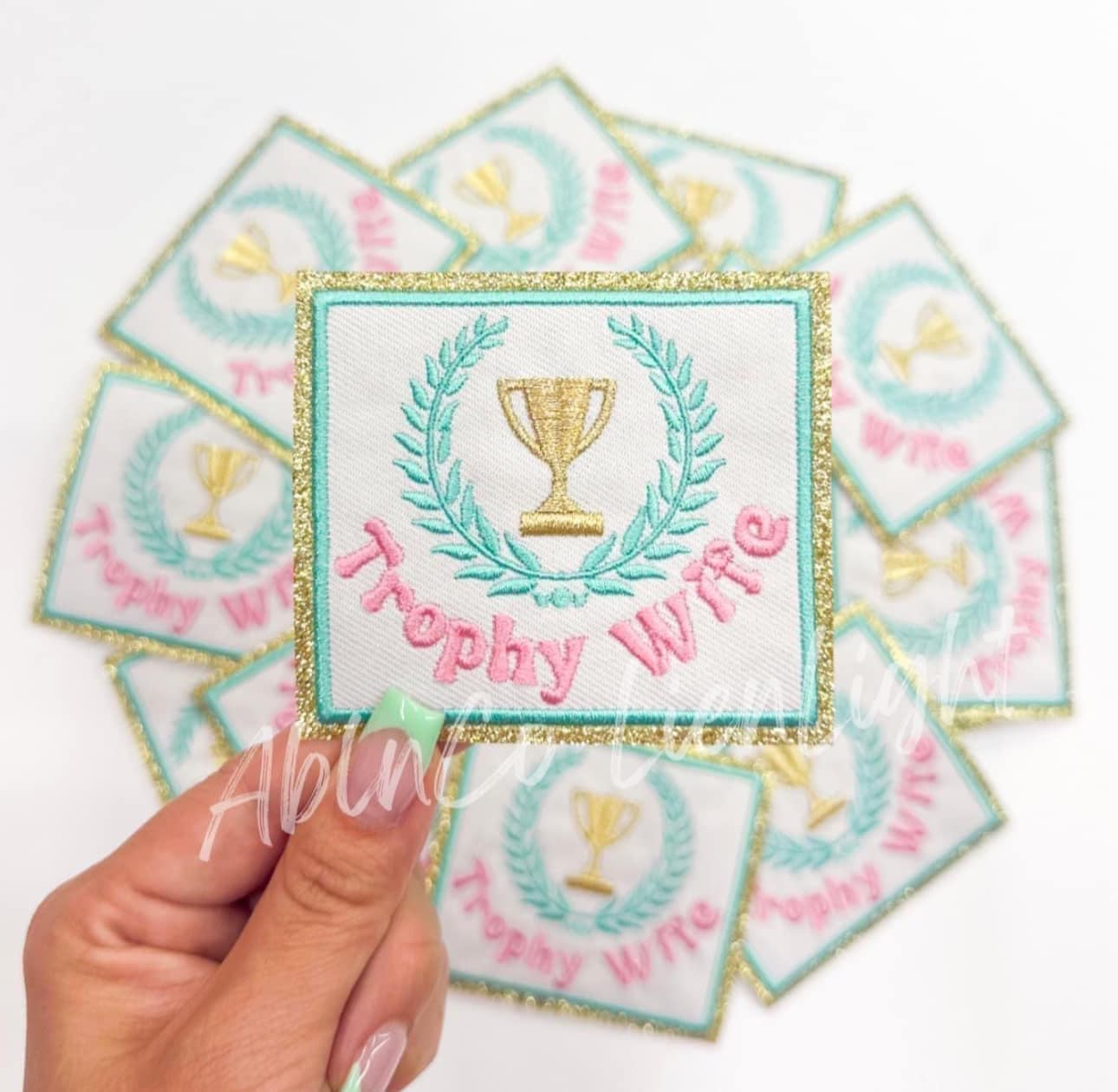 Trophy Wife Embroidery Patch