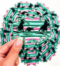 Turquoise Aztec Roping Team Embroidery Patch