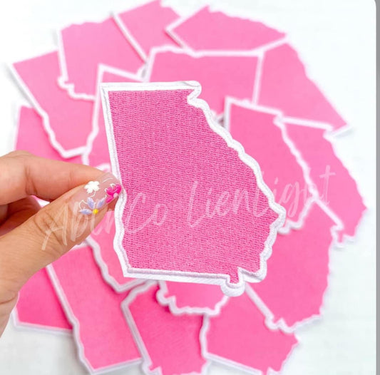 Pink Georgia Patch