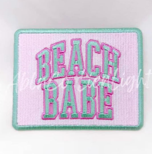 Beach Babe Embroidery Patch